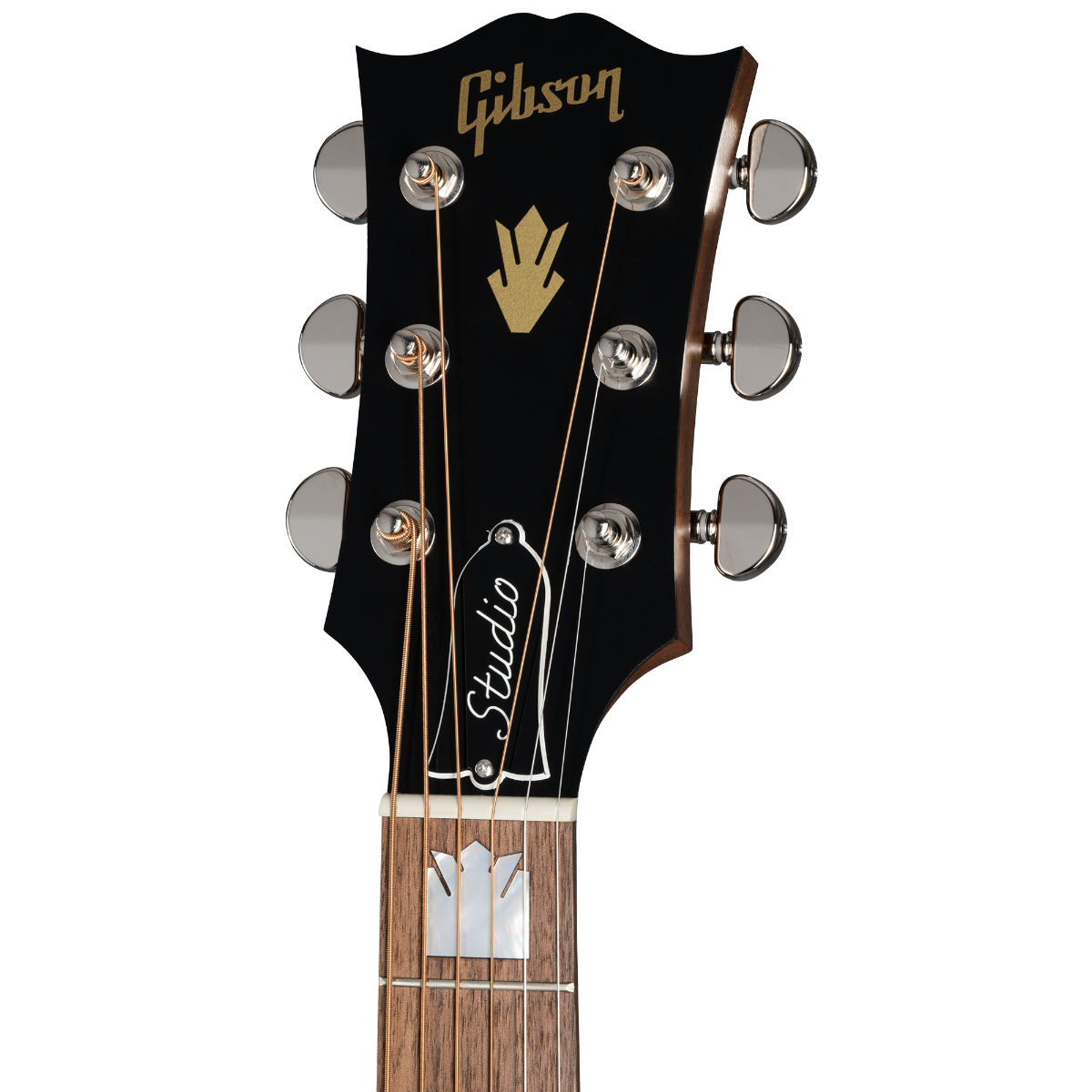 Gibson SJ-200 Studio Walnut Acoustic Electric Guitar in Satin Natural