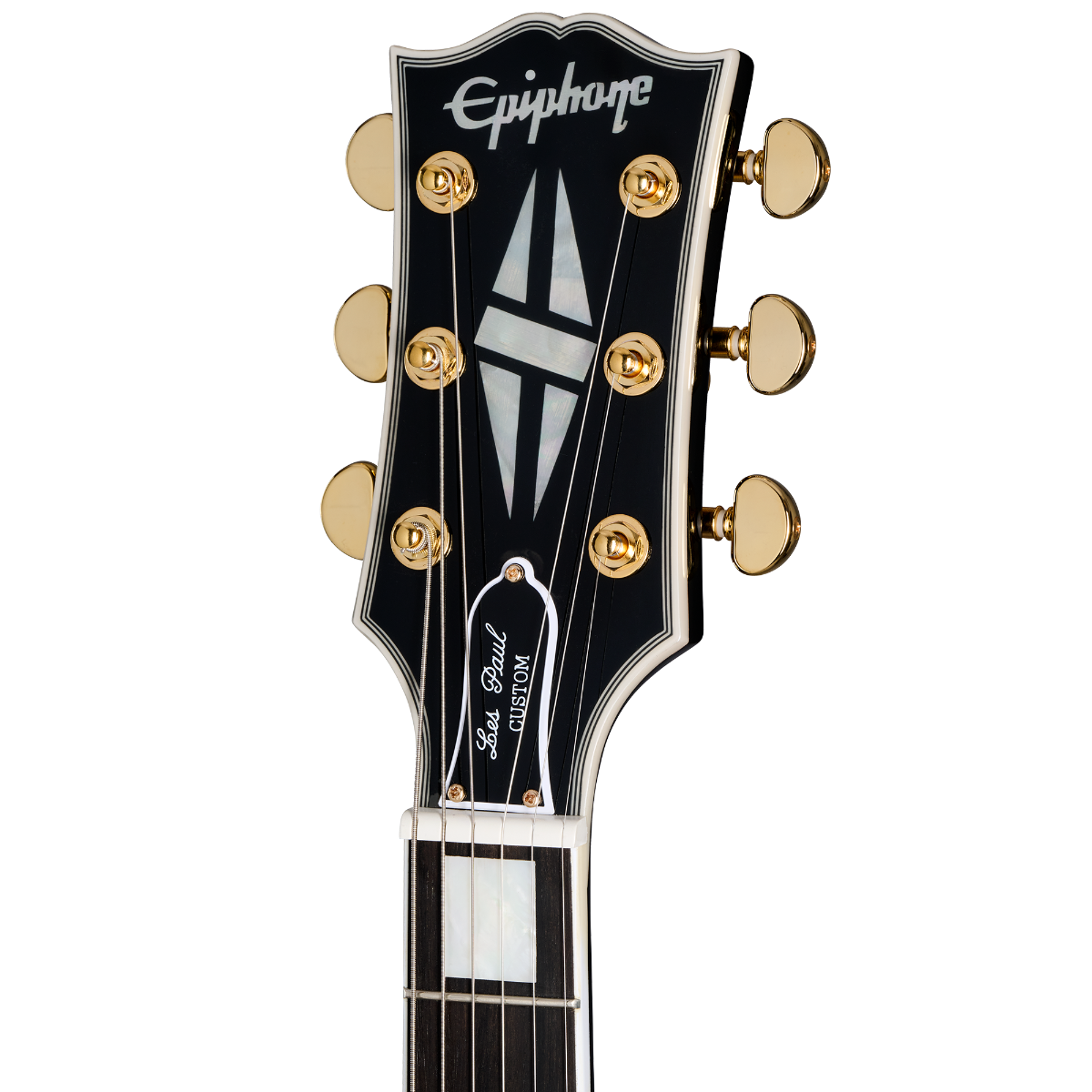 Epiphone "Inspired by Gibson Custom" Les Paul Custom w/Case in Ebony