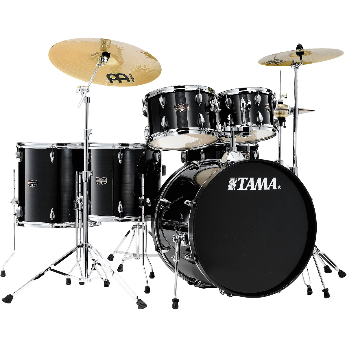 TAMA IP62H6W Imperialstar 6-Piece Drum Kit in Hairline Black