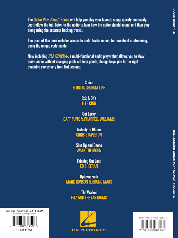 Cover Band Hits Guitar Play Along Volume 42 Tab