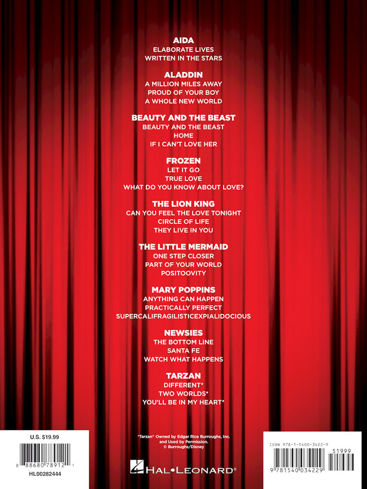 Disney On Broadway 2nd Edition PVG