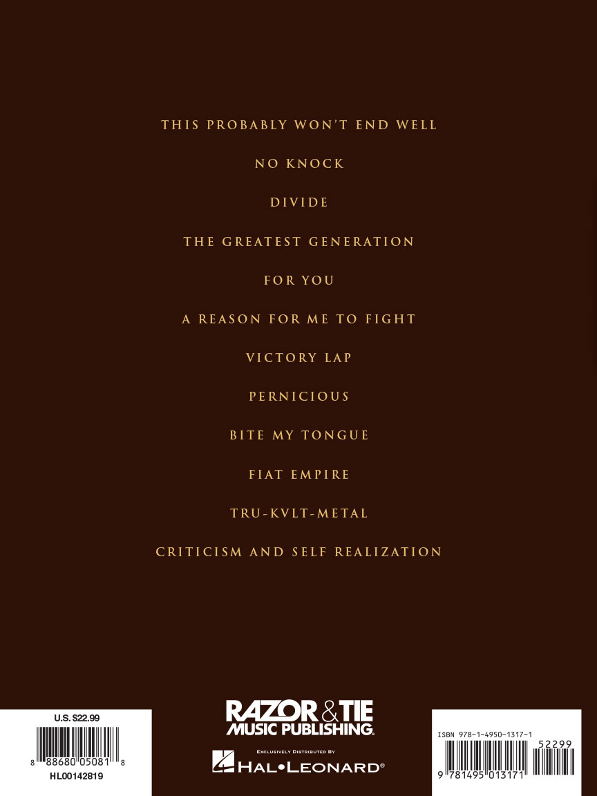 All That Remains The Order of Things Guitar Tabs