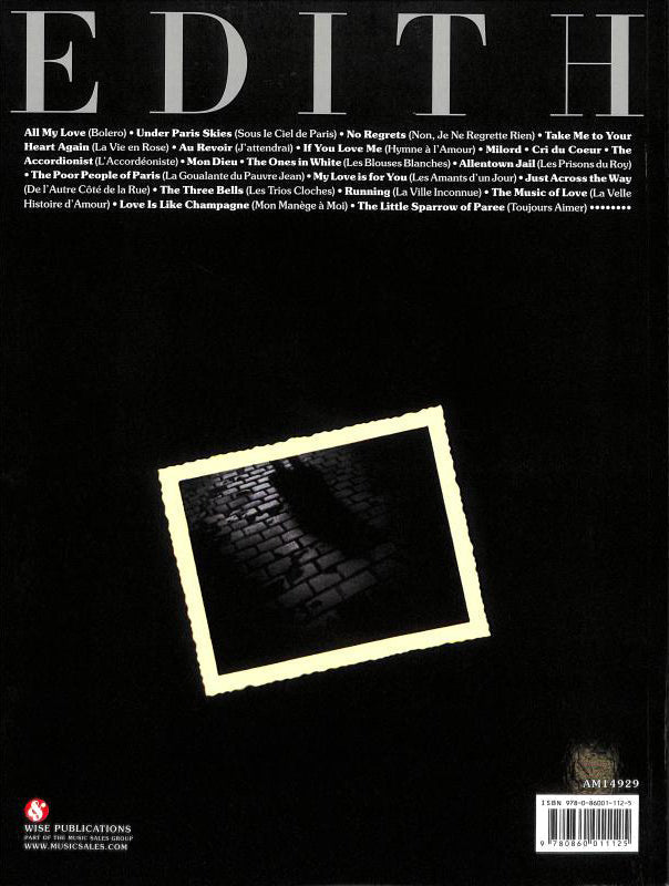 Edith Piaf 20 Songs PVG