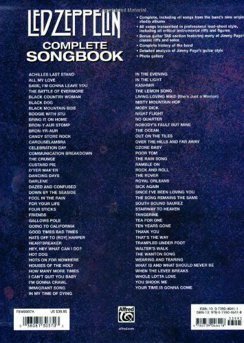 Led Zeppelin Complete Songbook