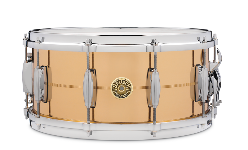 Gretsch USA Custom Series 6.5" x 14" Phosphorus Bronze Snare Drum