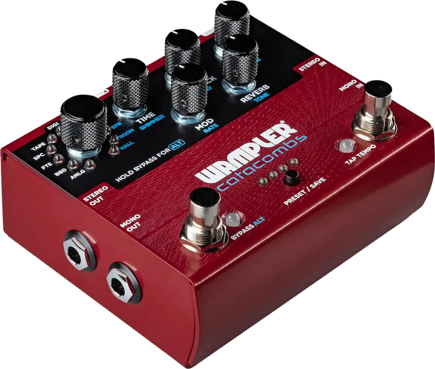 Wampler Catacombs Reverb and Delay Pedal