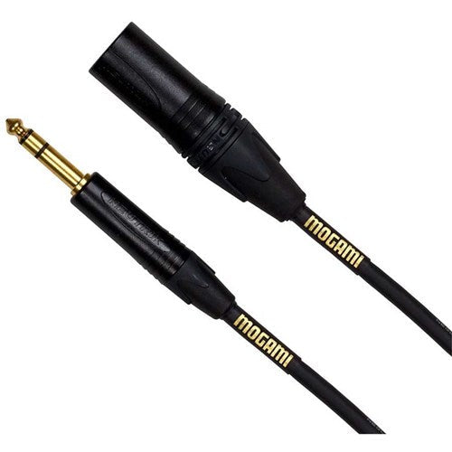 Mogami Gold TRS XLRM Cable 10 Ft
