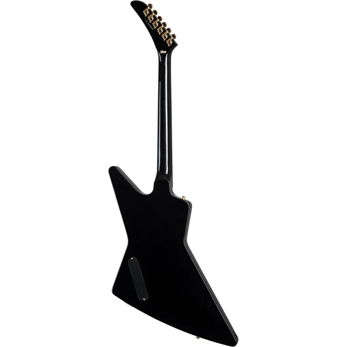 Gibson Explorer Custom With Bound Head Veneer Electric Guitar in Ebony