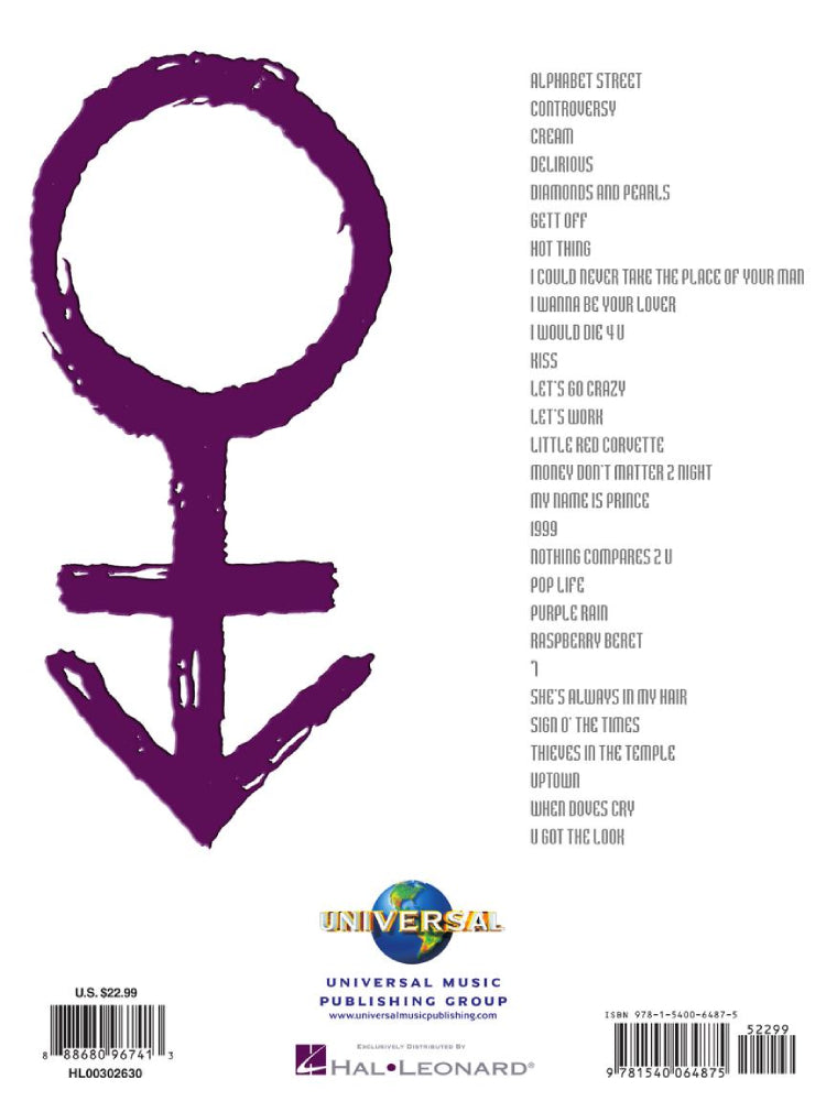 Prince Ultimate Easy Piano Songbook