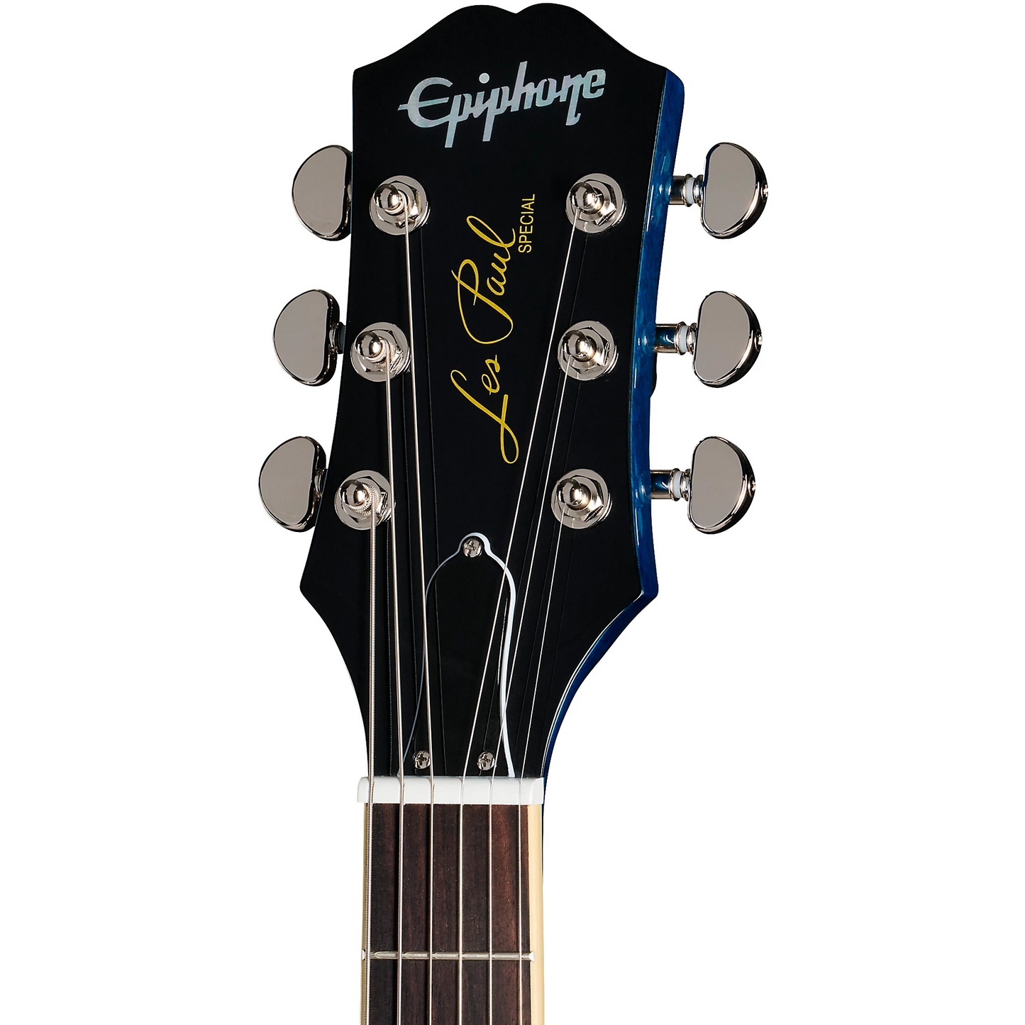 Epiphone Les Paul Special Double Cut Figured Electric Guitar in Ocean Water