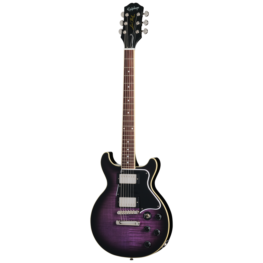 Epiphone Les Paul Special Double Cut Figured Electric Guitar in Purple Burst
