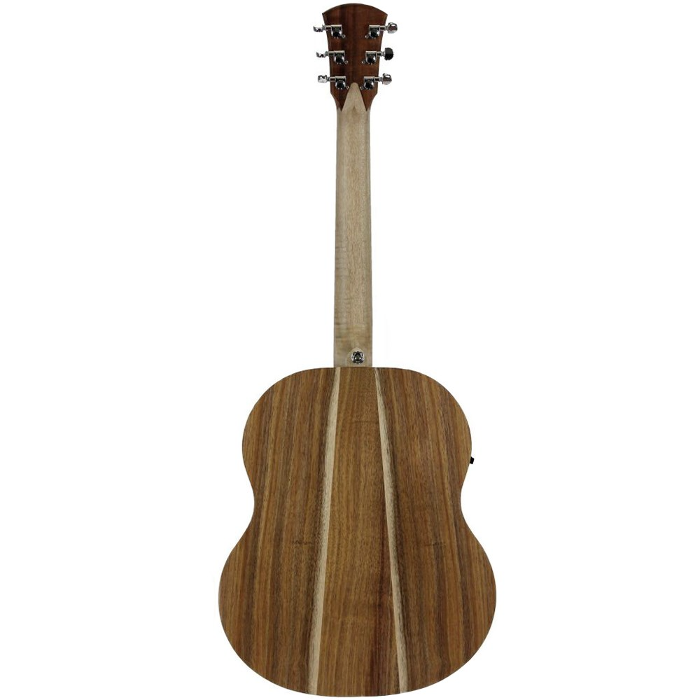 Cole Clark LL2E-BLBL-AE-HUM LL Mini TRUE HYBRID Acoustic Electric Guitar in Natural