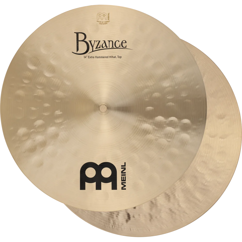 Meinl Cymbals B14EHH Byzance Traditional 14" Extra Hammered Hihat Cymbal