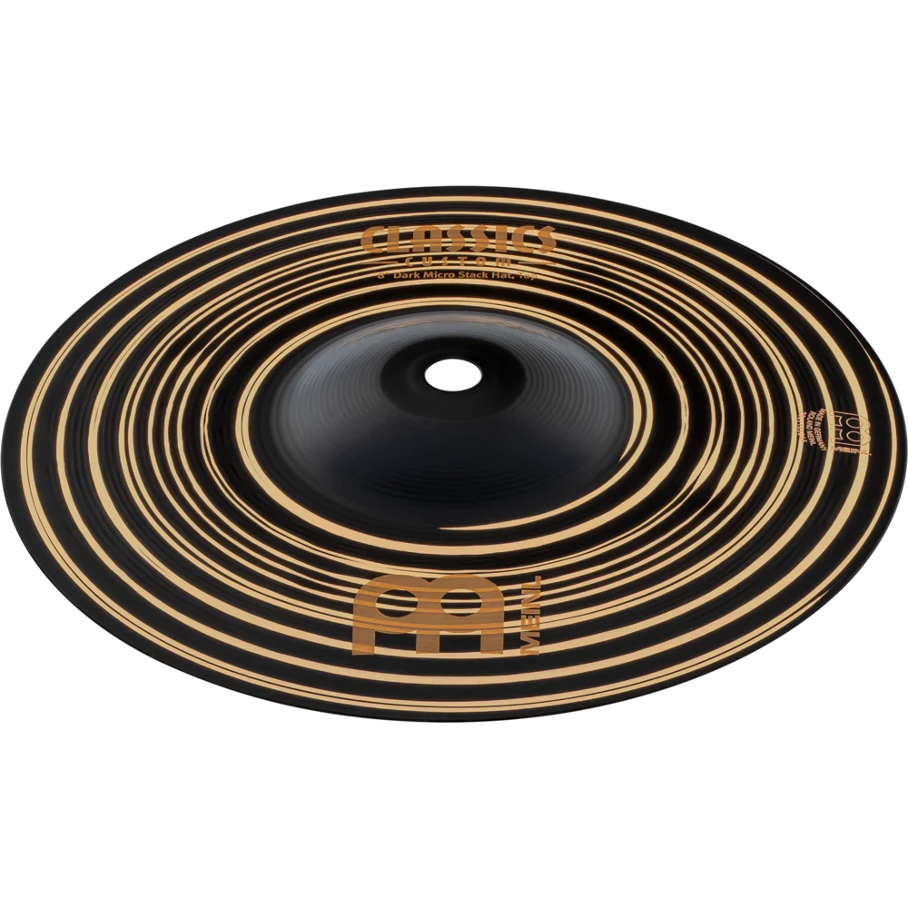 Meinl CC8DAH Cymbals Classics Custom Dark 8" Micro Stack Hats Cymbal (Pair)