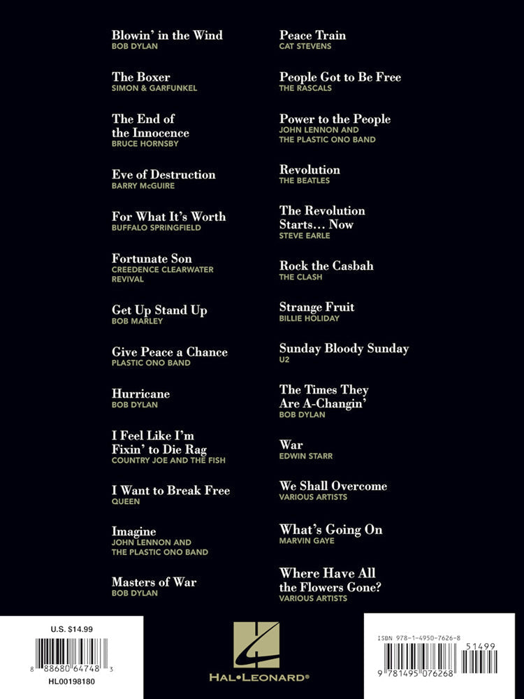 Songs Of Protest PVG