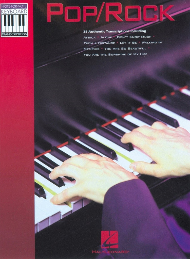 Pop Rock Keyboard Transcriptions