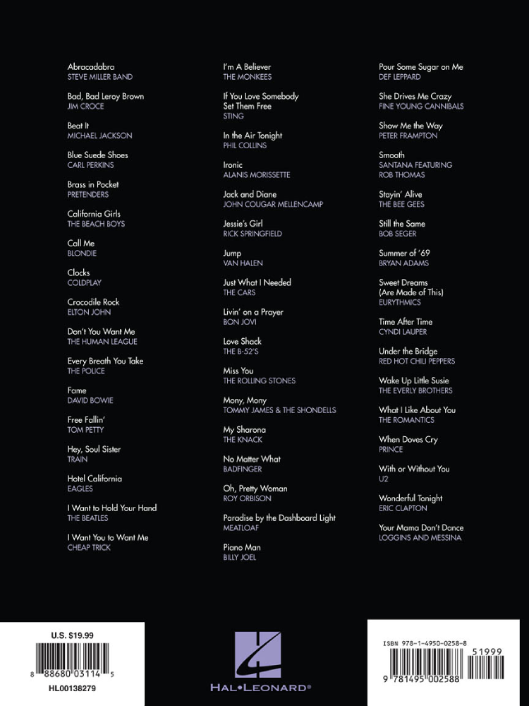 The Best Pop/Rock Songs Ever PVG