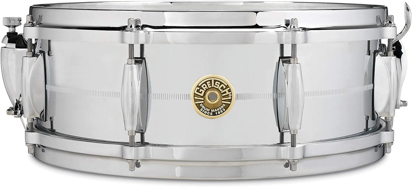 Gretsch USA Custom Series 5" x 14" Chrome Over Brass Snare Drum