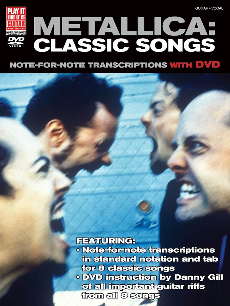 Metallica Classic Songs for Guitar DVD
