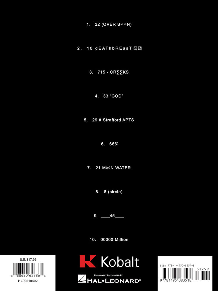 Bon Iver 22 A Million PVG