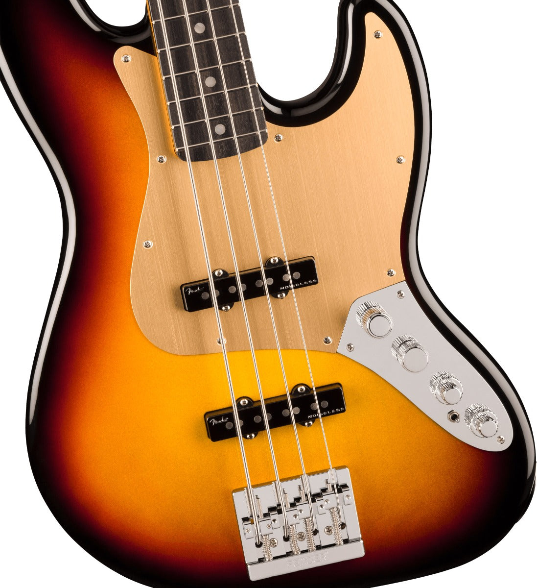 Fender American Ultra II Jazz Bass, Ebony Fingerboard in Ultraburst