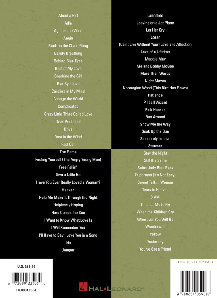 The Best Acoustic Rock Songs Ever PVG