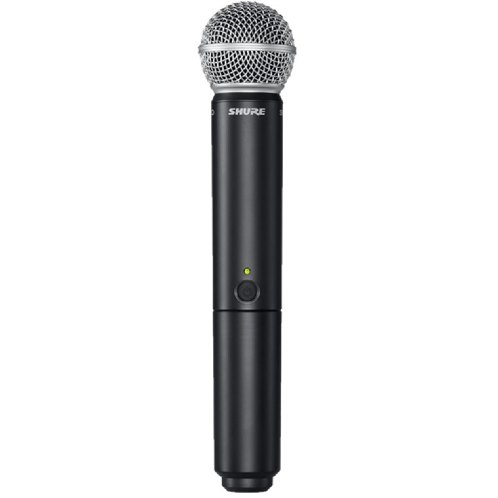 Shure 2 x BLX2SM58 Mic & BLX88 RX Auto Setup Dual Wireless Mic System 614-638MHz