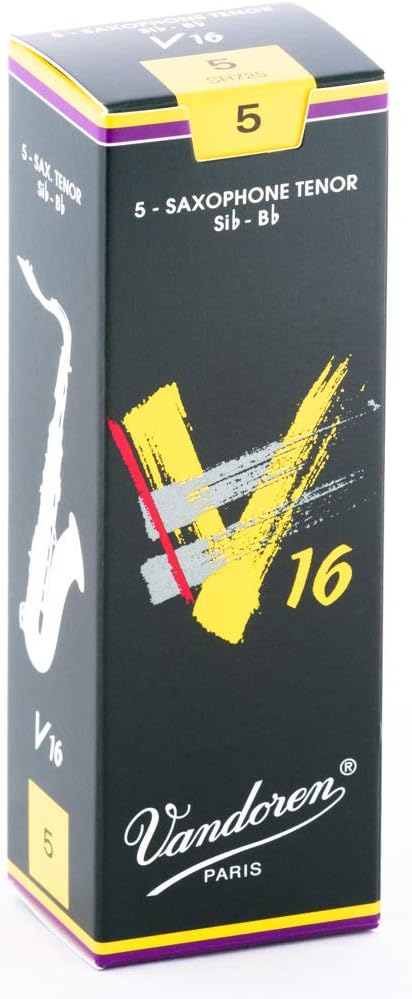 Vandoren V16 Tenor Sax Reed Strength 5.0 (Pack Of 5)