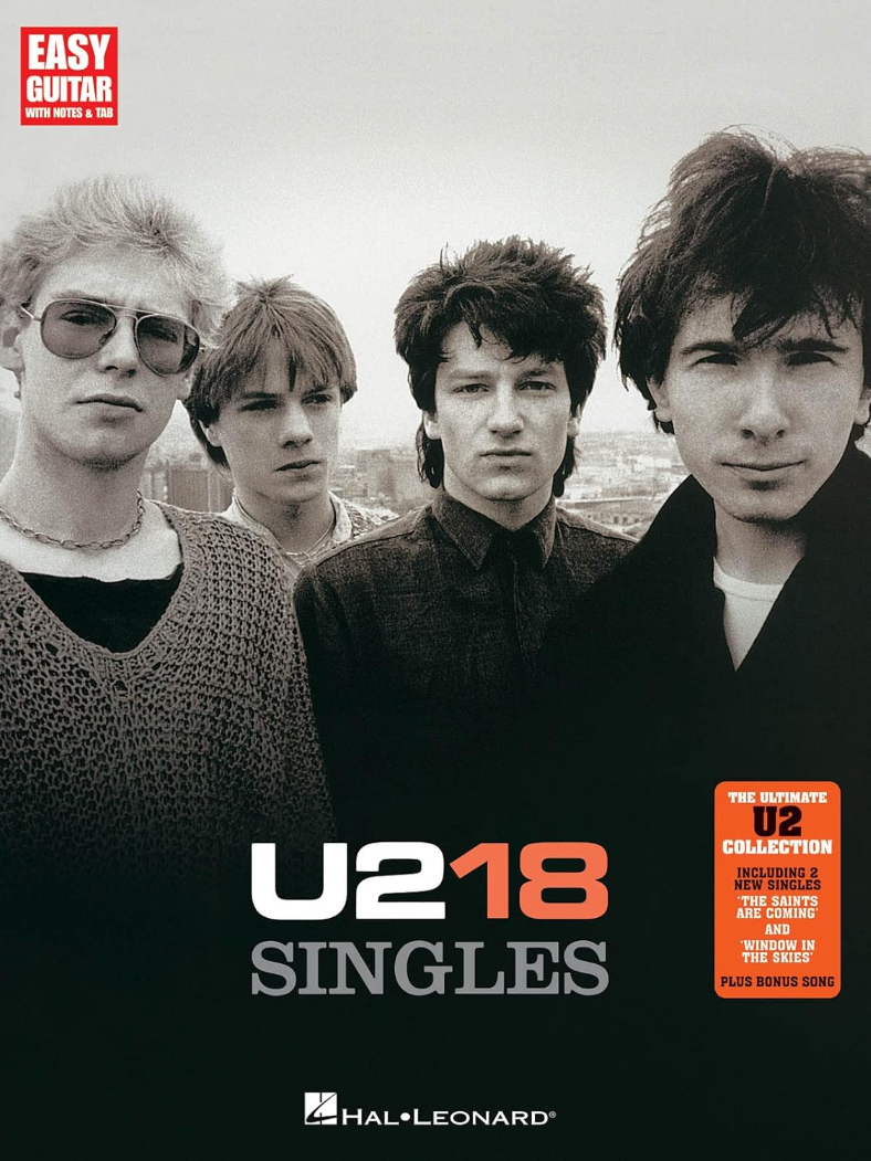 U2 18 Singles Easy Guitar Notes & Tab