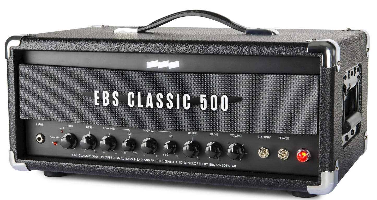 EBS Classic 500 Solid State 500W Bass Amp Head