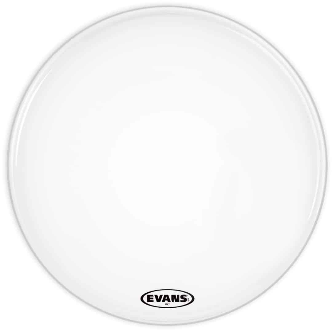 Evans MX2 White Marching 16" Bass Drum Head