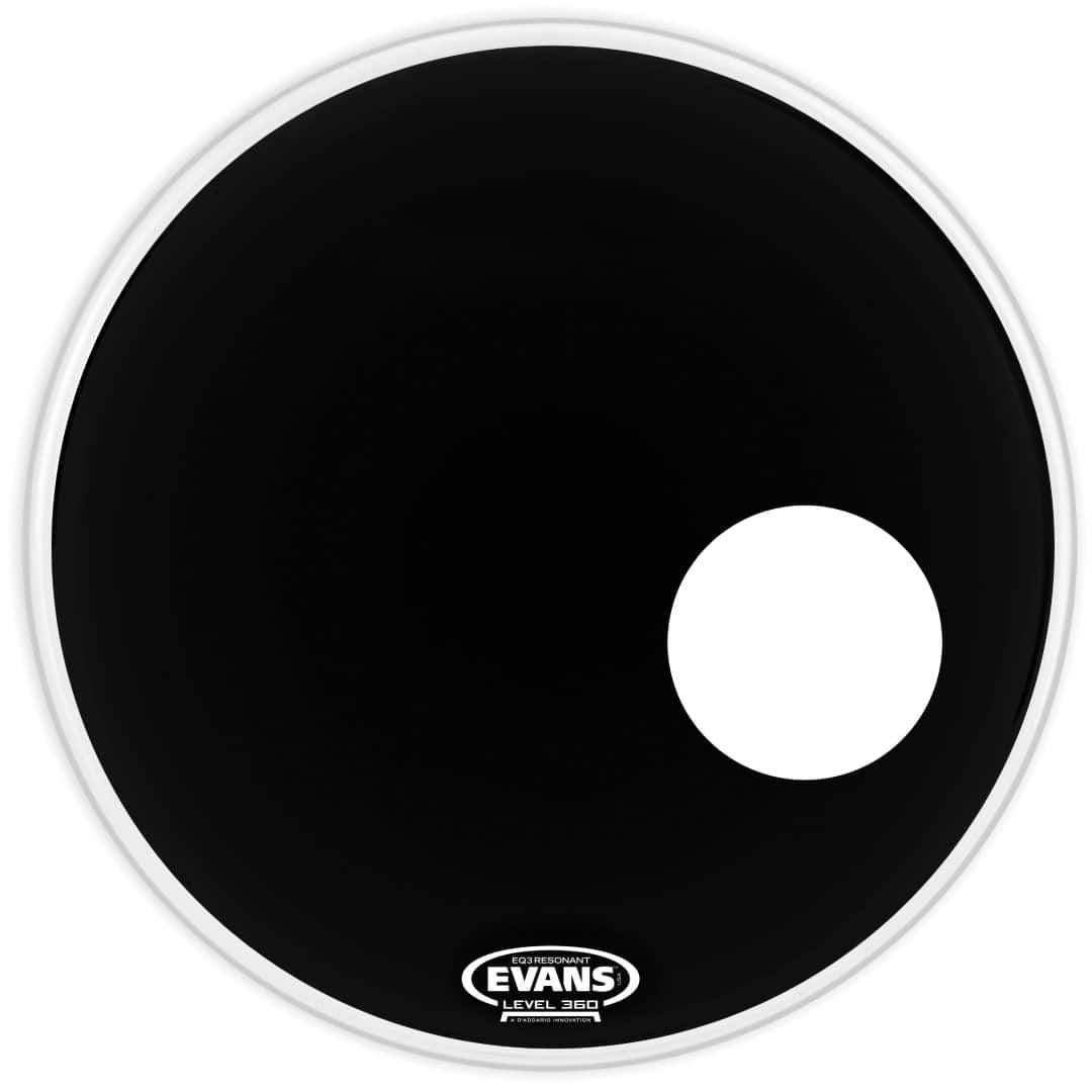 Evans 18" EQ3 Reso Black Drumheads