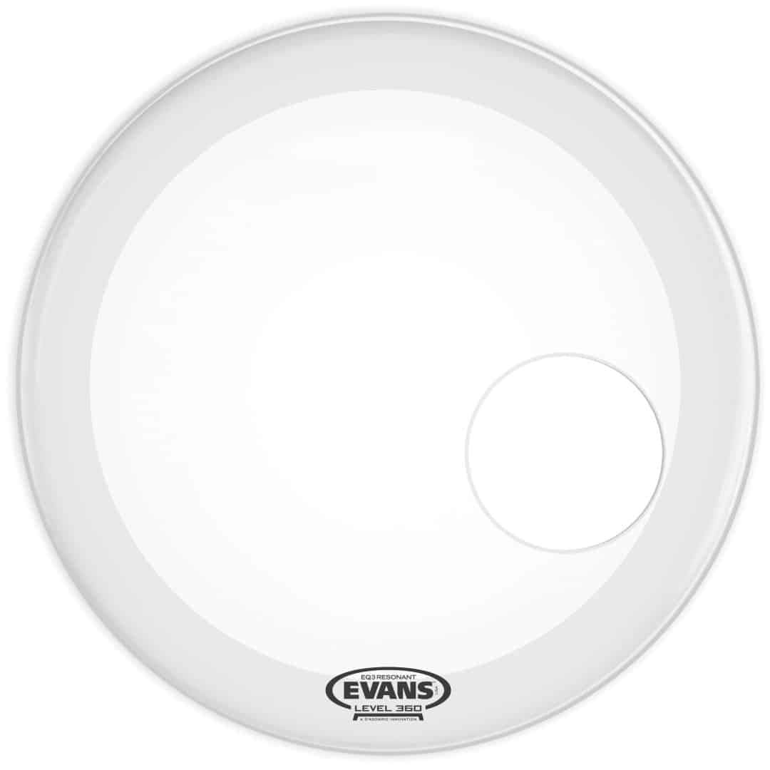 Evans 18" EQ3 Resonant Smooth White Drumhead