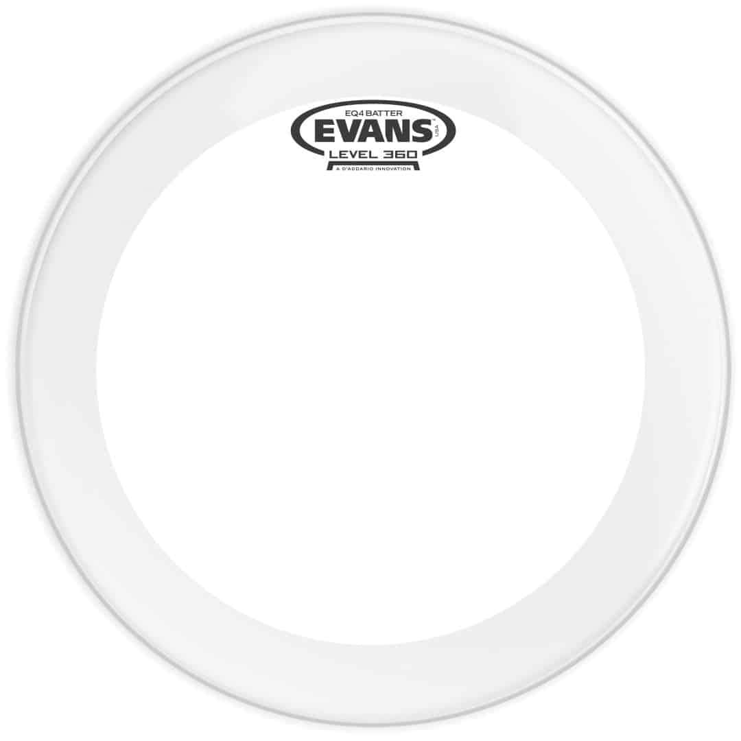 Evans 20" EQ4 Frosted Drumheads