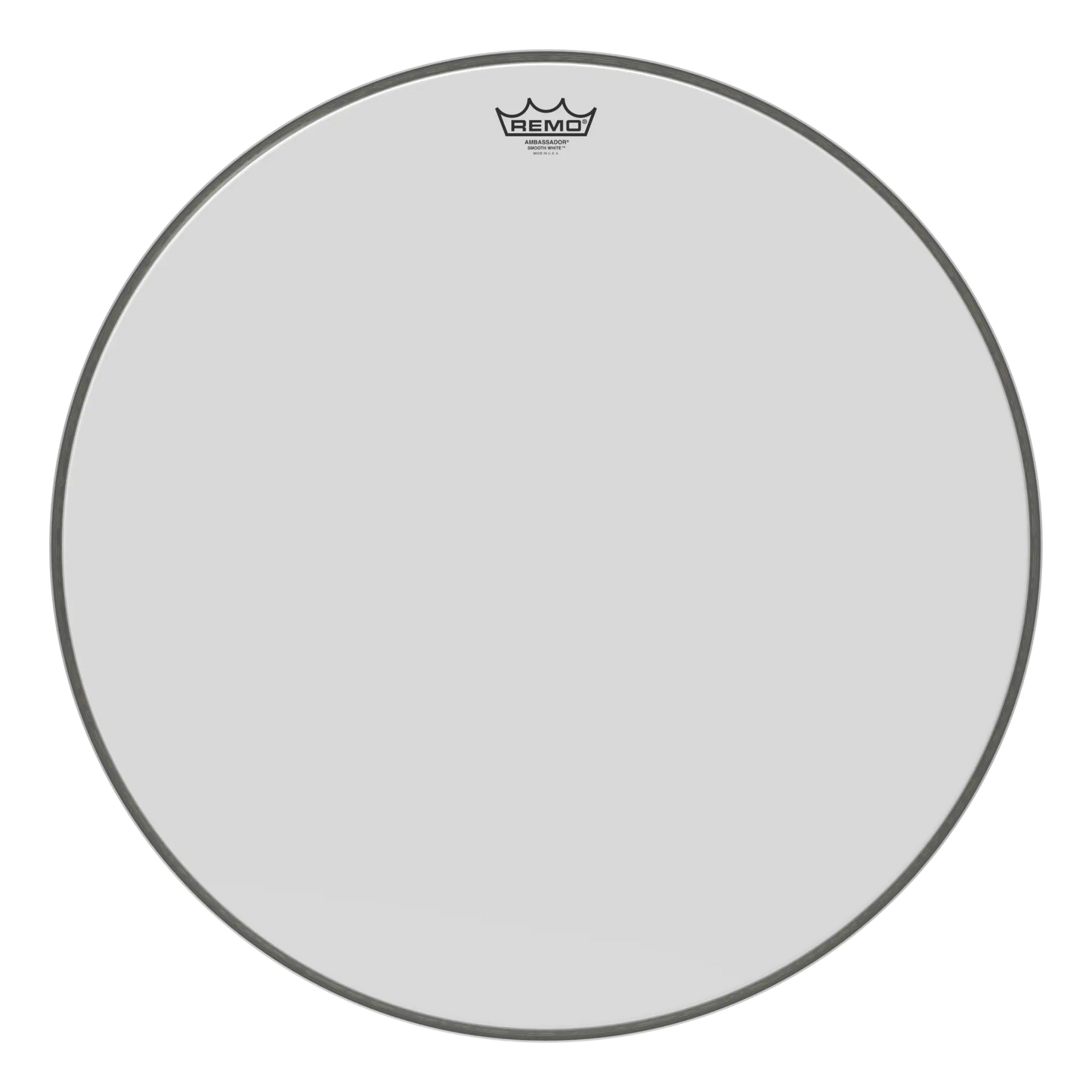 Remo 26" Ambassador Smooth White Bass Drumhead