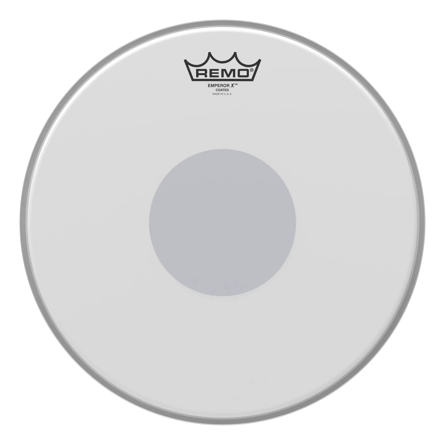 Remo 13" Emperor X Coated Batter Bottom Black Dot Snare Drumhead