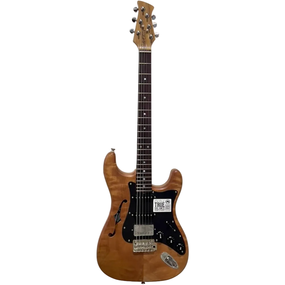 Cole Clark HB Hollow Baby, HSS, Tortoise Shell Pickguard in Natural