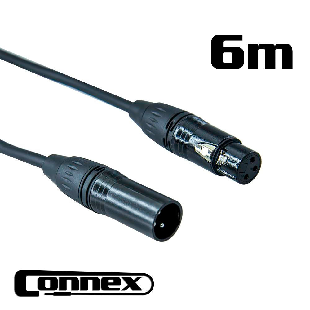 AVE DMX3P 6 DMX Lighting Cable 6m