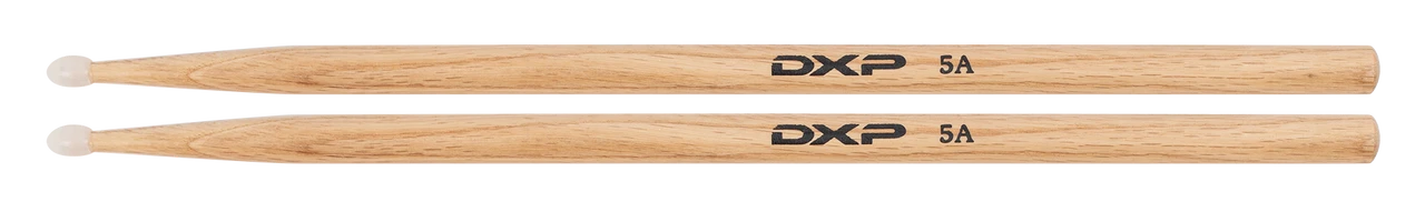 DXP 5A Nylon Tip Drum Sticks Oak