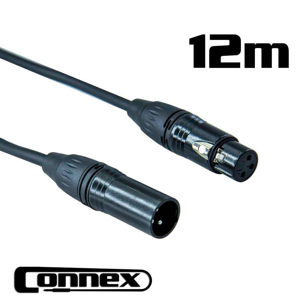 AVE Connex DMX3P 12 DMX Lighting Cable 12m