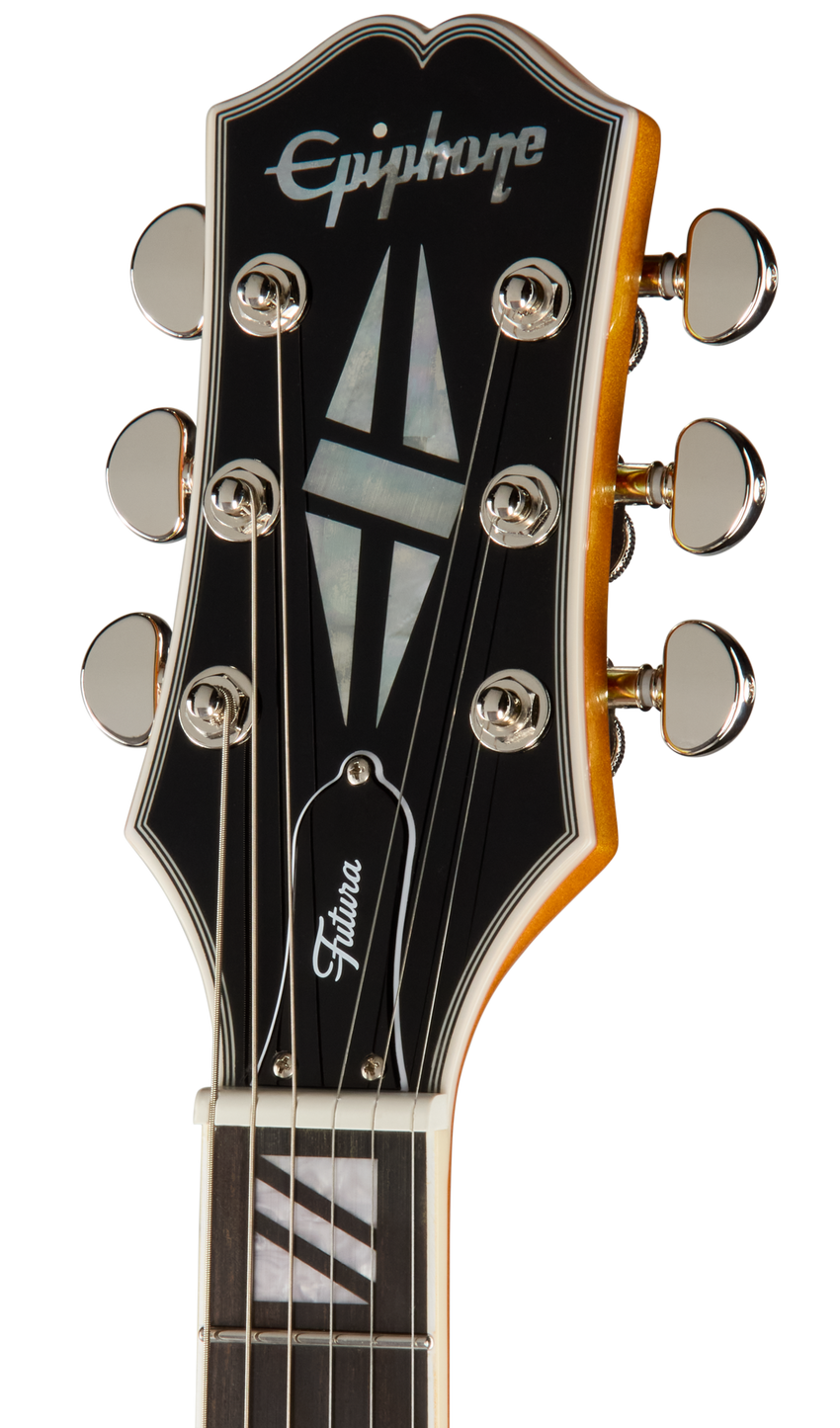 Epiphone Futura Les Paul Custom Electric Guitar in Firestorm Shift
