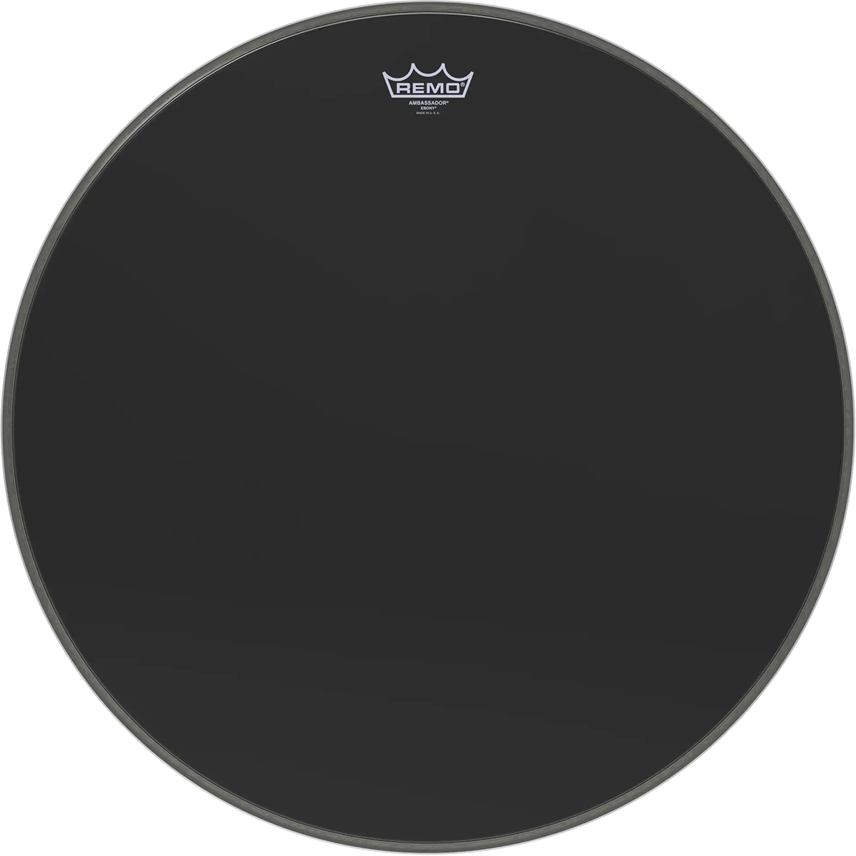 Remo 24" Ambassador Ebony Bass Drumhead