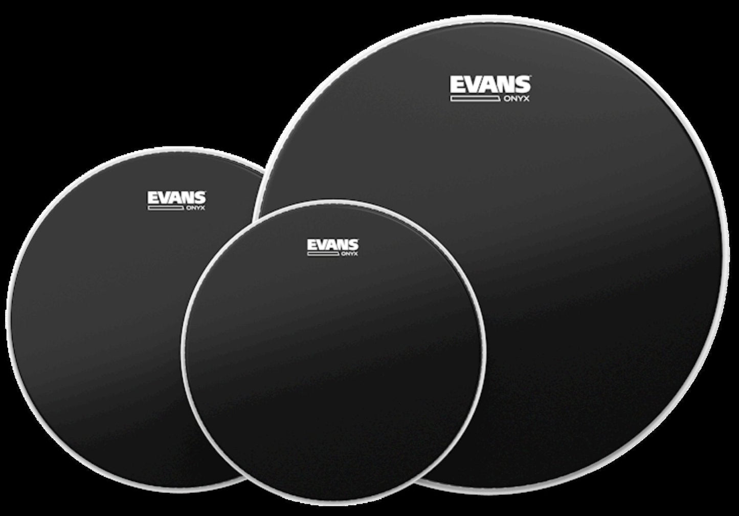 Evans Drumheads Onyx Pack 12", 13" and 16"
