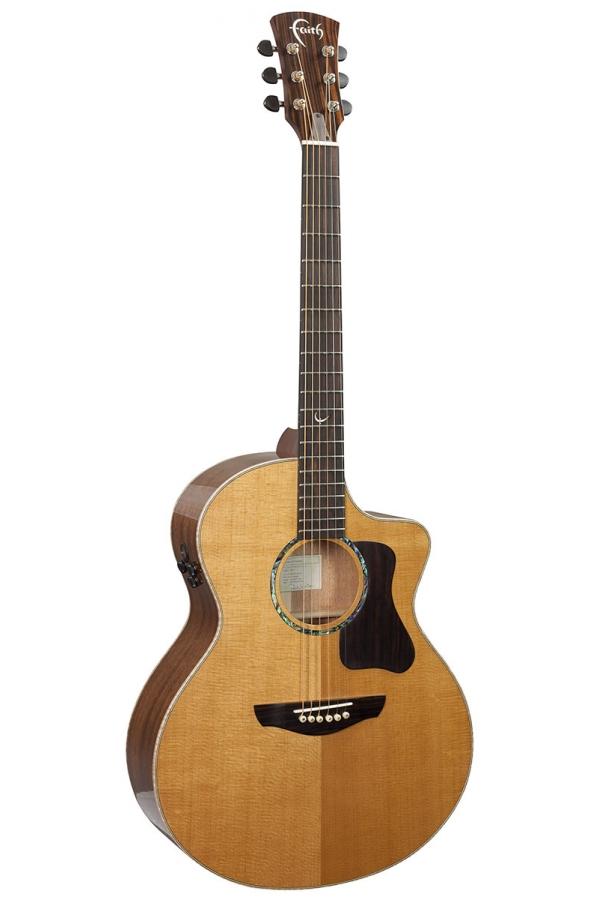 Faith Legacy Neptune Mahogany Electro Acoustic Cutaway in Khaya Mahogany