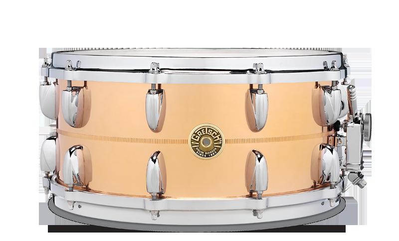 Gretsch USA Custom Series 6.5" x 14" Bronze Snare Drum