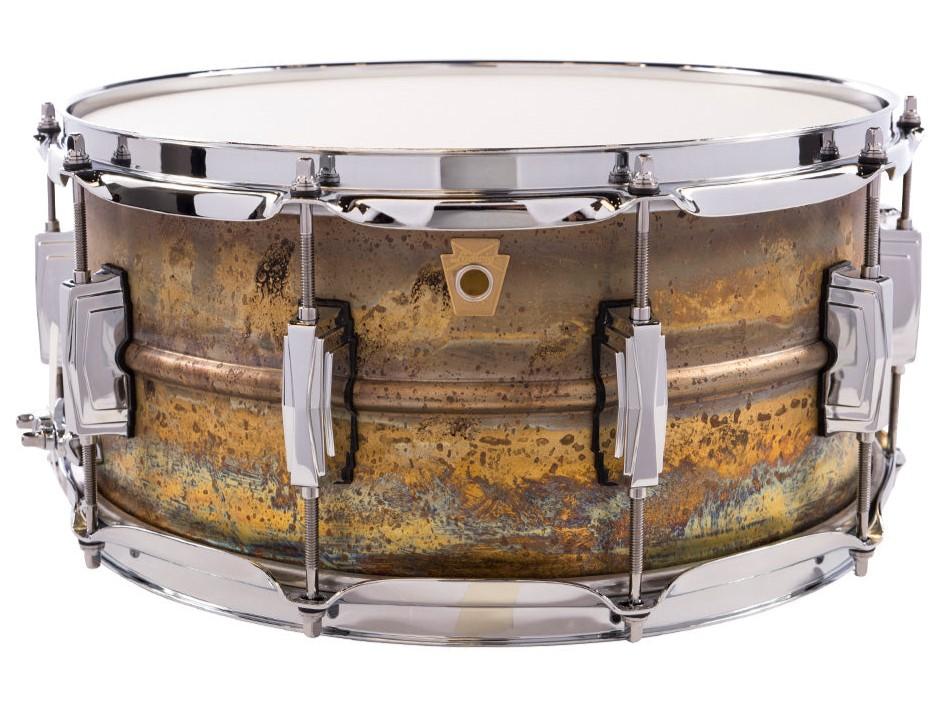 Ludwig Raw Brass Phonic 6.5" x 14" Brass Shell Snare Drum