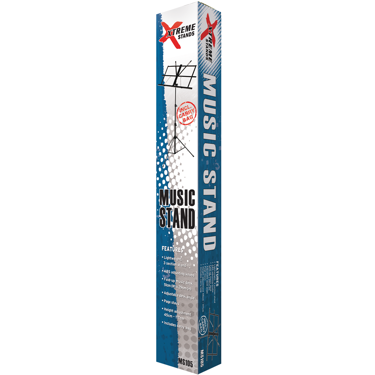 Xtreme Light Weigh Fold Up Music Stand