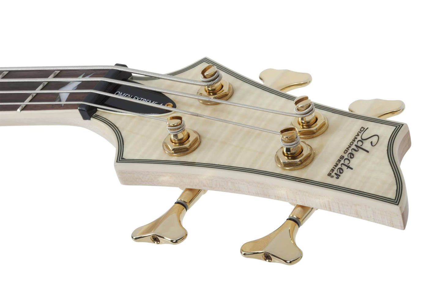 Schecter Omen Extreme-4 Electric Bass Guitar in Gloss Natural