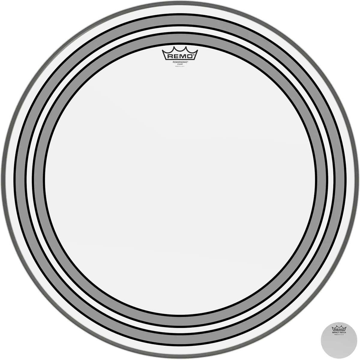 Remo 24" Powersonic Clear Bass Drumhead