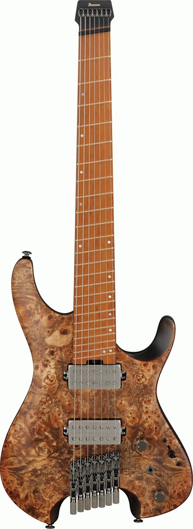 Ibanez QX527PB Premium 7 String Guitar in Antique Brown Stained